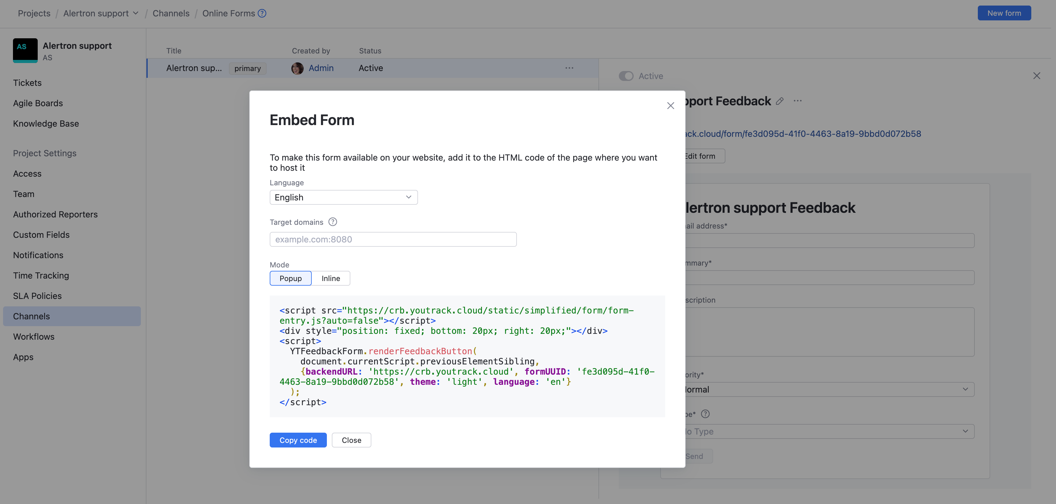 Options for embedding an online form in an external site. Options for embedding an online form in an external site.