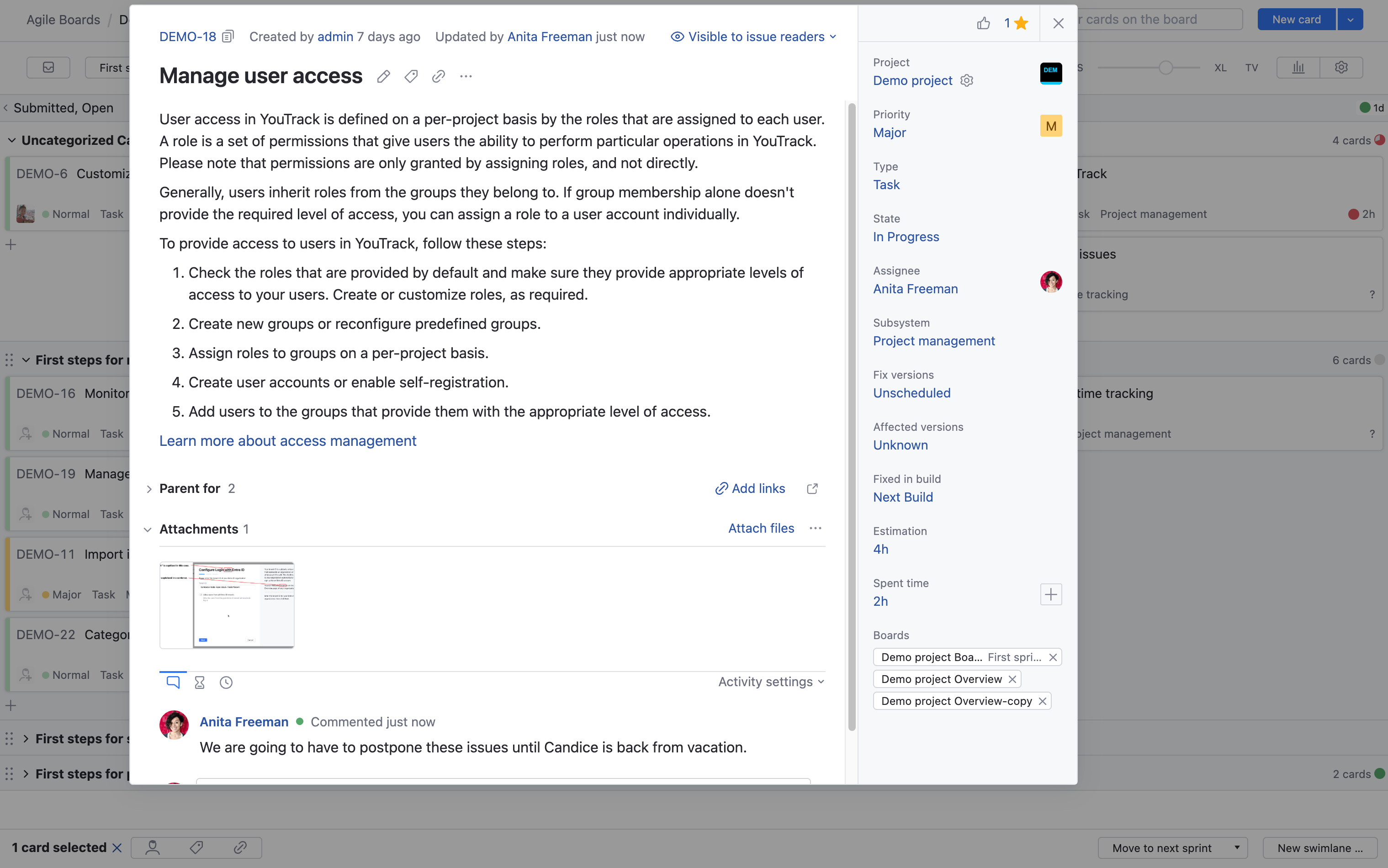 Issue view mode Issue view mode