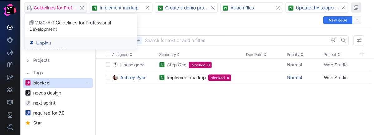 Panel that displays recently viewed issues and articles. Panel that displays recently viewed issues and articles.