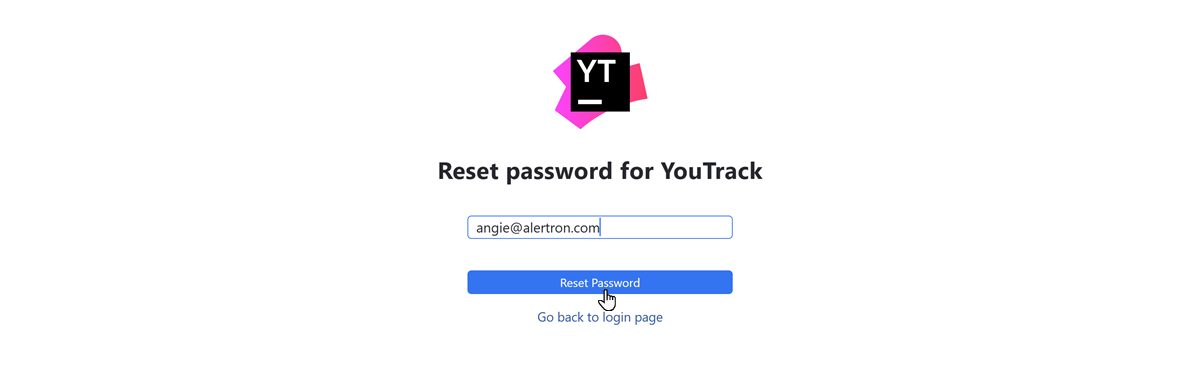 Reset user password email Reset user password email