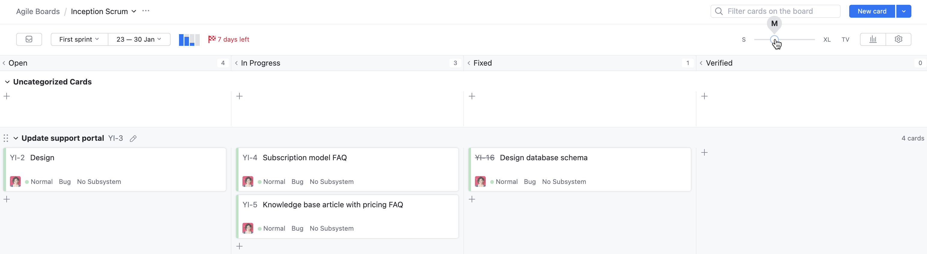 Scrum tutorial card size Scrum tutorial card size