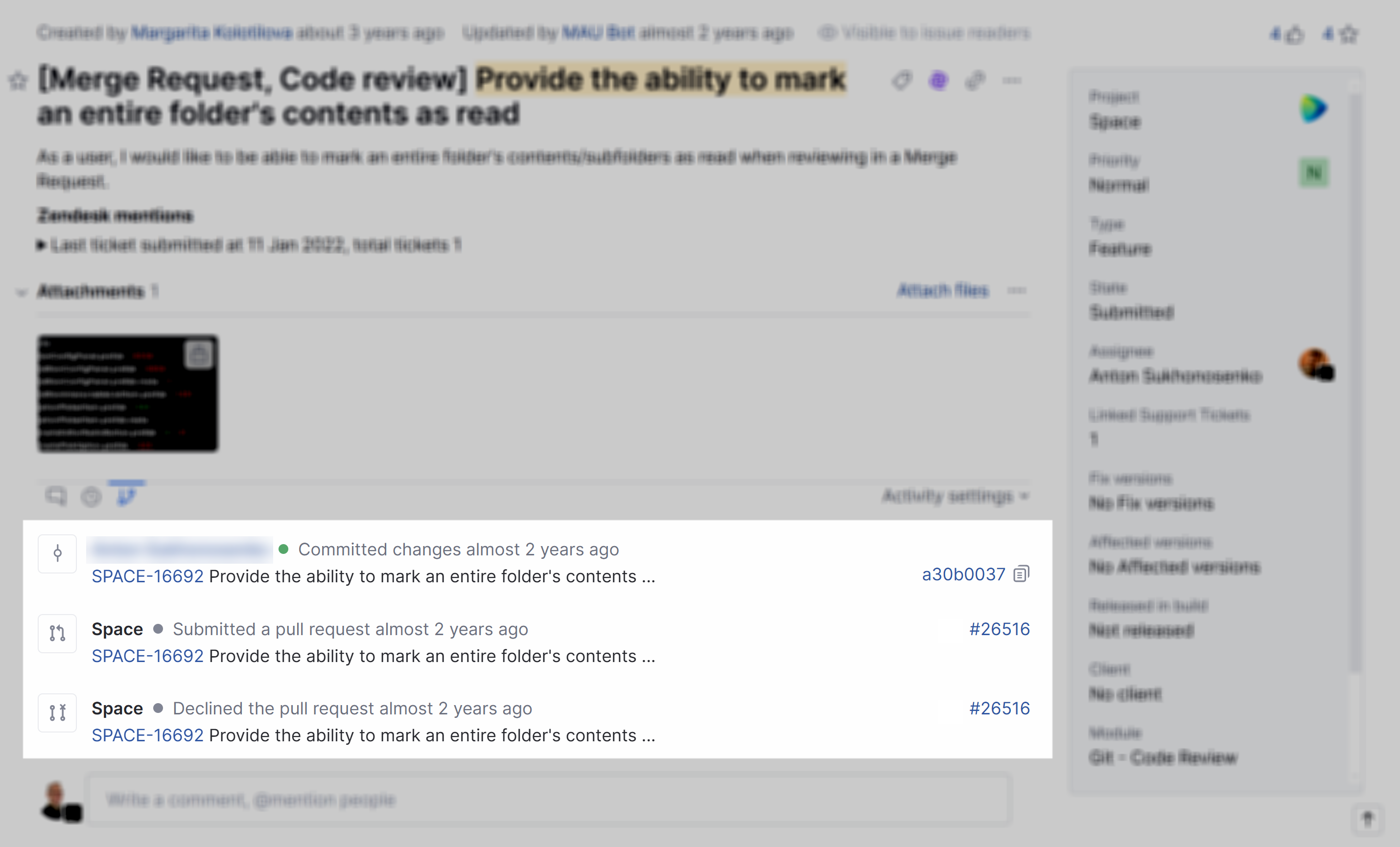 Pull request in issue activity stream. Pull request in issue activity stream.