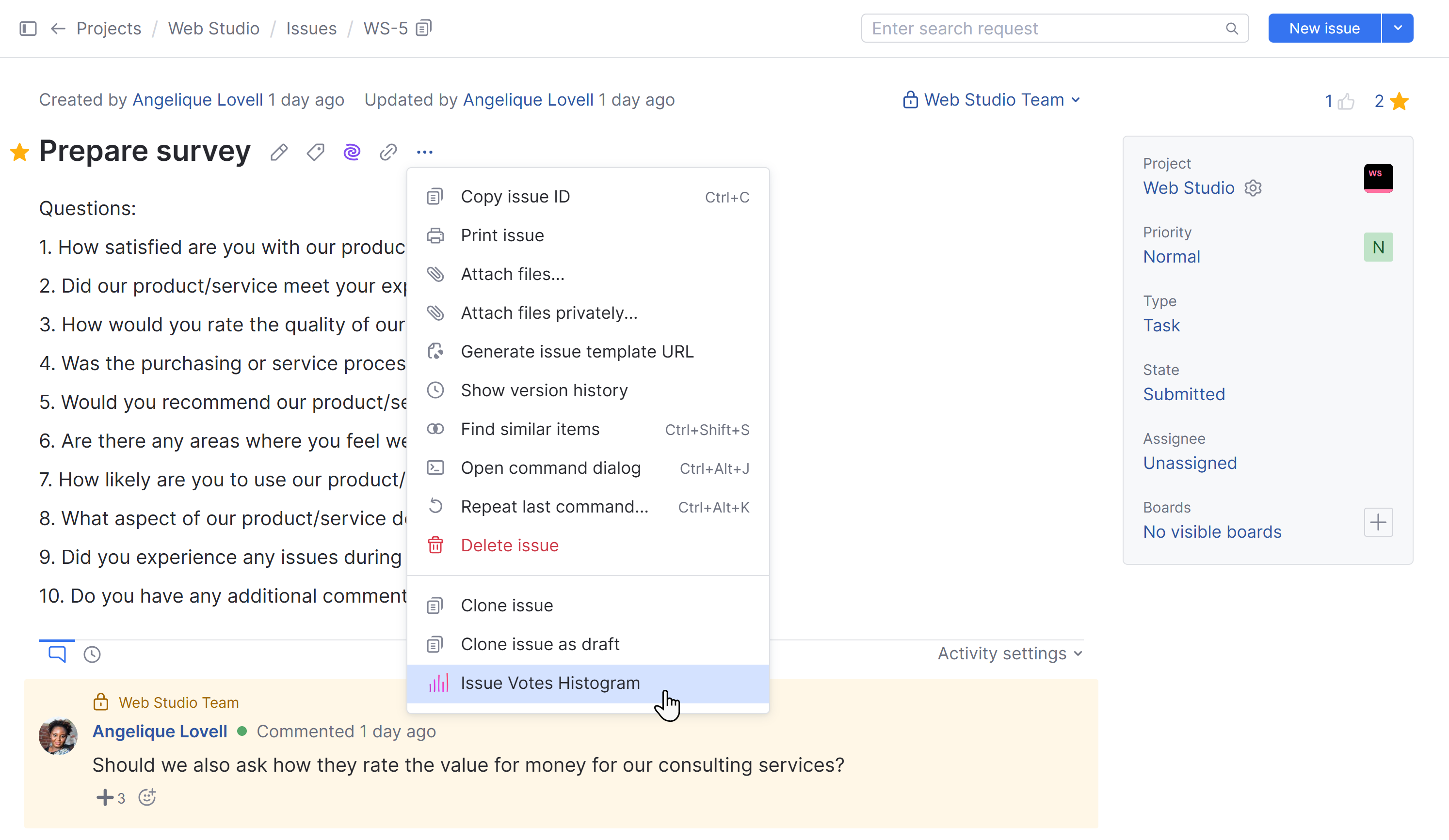 View Vote Histogram View Vote Histogram