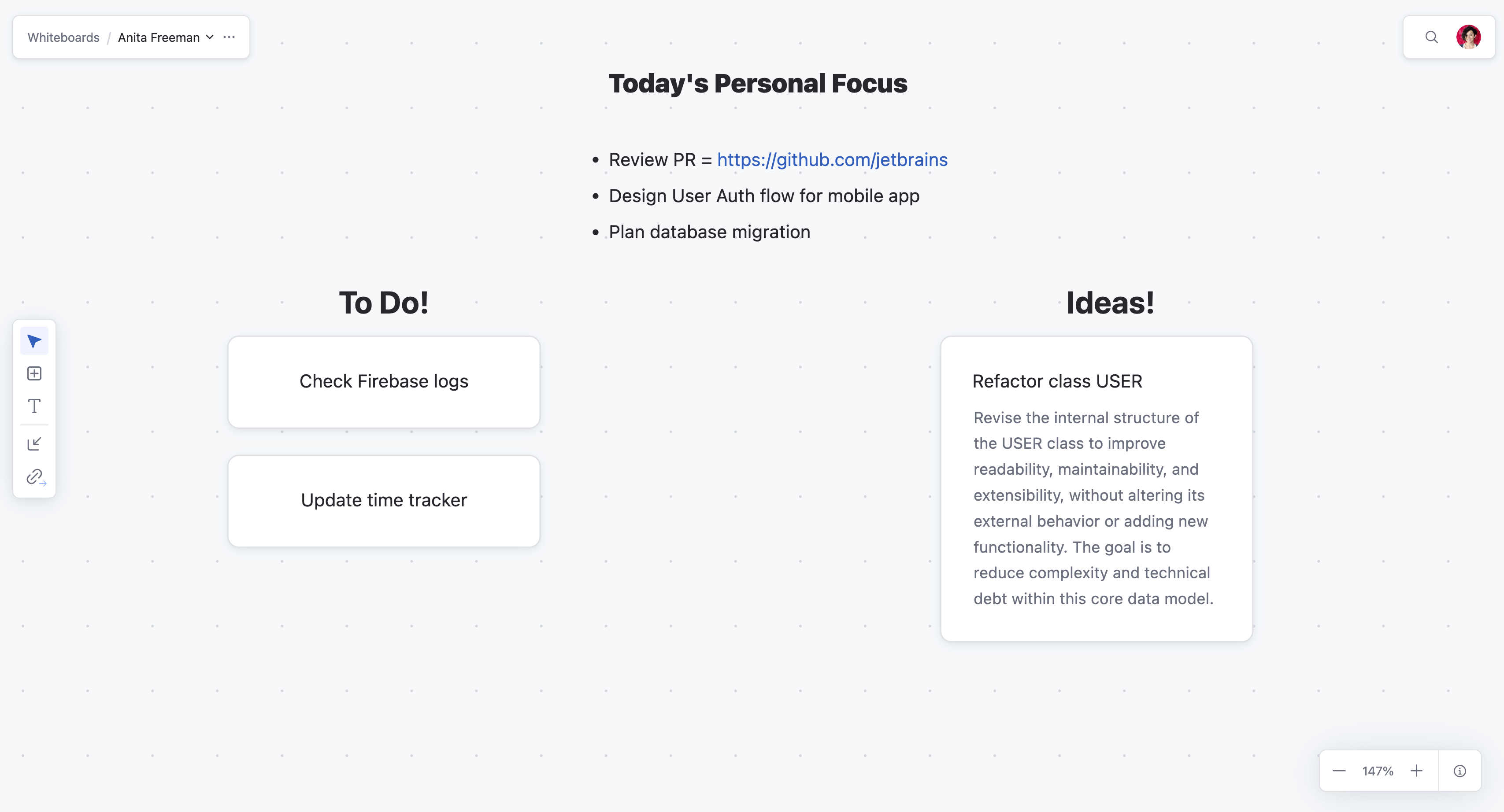 Add descriptions to cards on a whiteboard Add descriptions to cards on a whiteboard