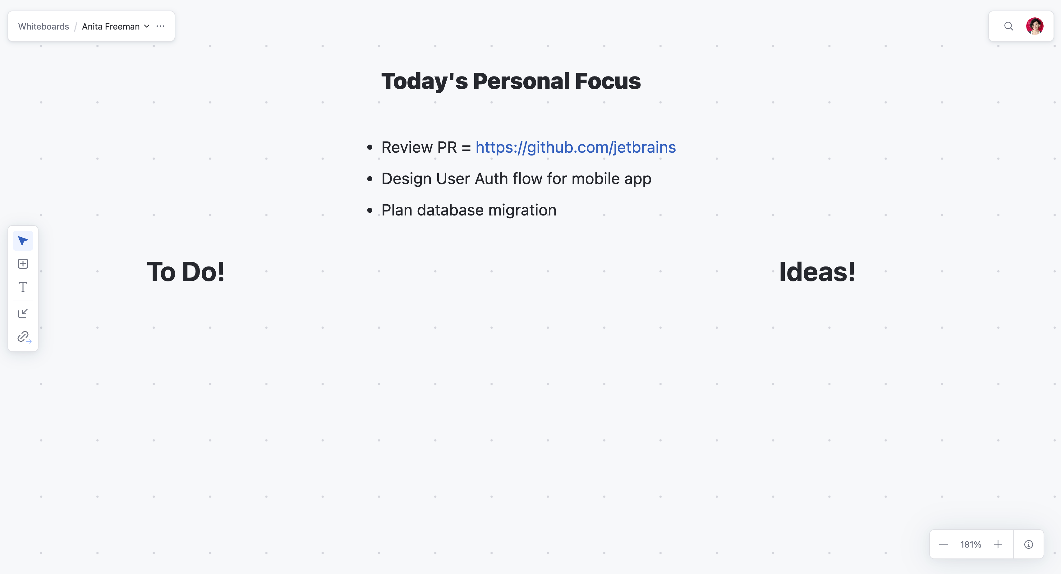 Add text labels to a whiteboard Add text labels to a whiteboard