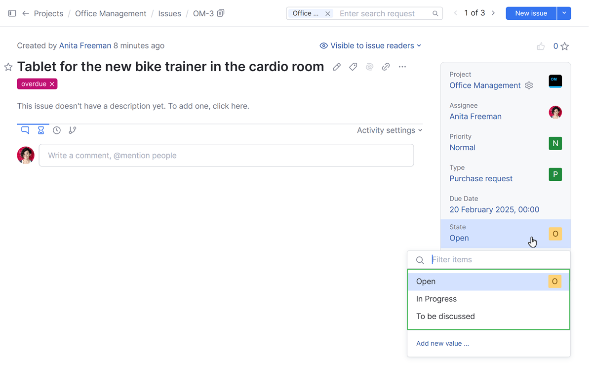 The list of possible state transitions regulated by a state-machine rule. The list of possible state transitions regulated by a state-machine rule.